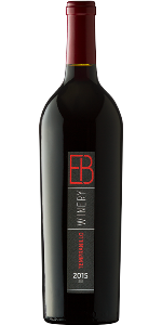 EB Winery 2015 Tempranillo bottle shot - front