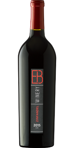 EB Winery 2015 Zinfandel bottle shot - front
